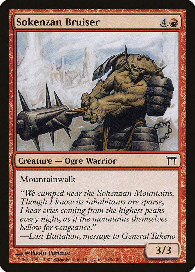 Sokenzan Bruiser [Champions of Kamigawa] MTG Single Magic: The Gathering | Red Claw Gaming