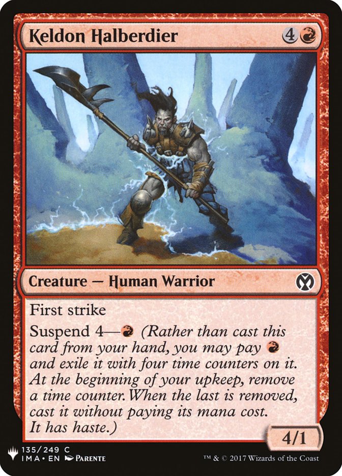 Keldon Halberdier [Mystery Booster] MTG Single Magic: The Gathering | Red Claw Gaming