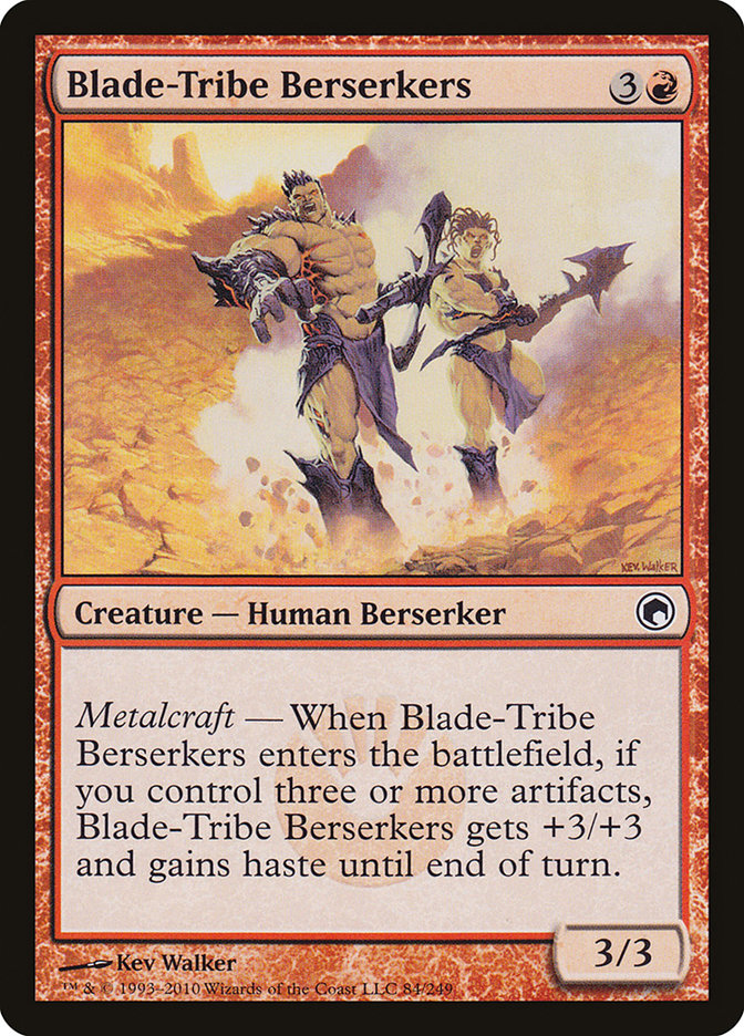 Blade-Tribe Berserkers [Scars of Mirrodin] MTG Single Magic: The Gathering | Red Claw Gaming
