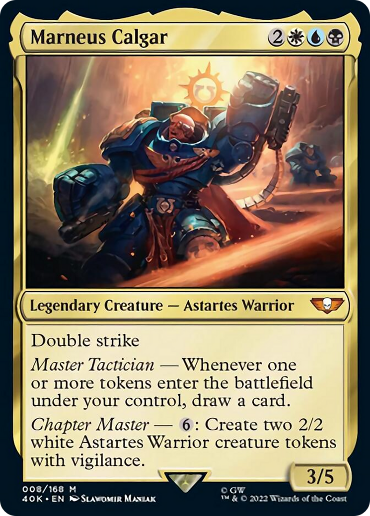 Marneus Calgar (Surge Foil) [Warhammer 40,000] MTG Single Magic: The Gathering | Red Claw Gaming