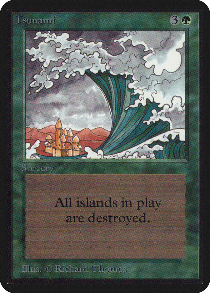 Tsunami [Alpha Edition] MTG Single Magic: The Gathering | Red Claw Gaming
