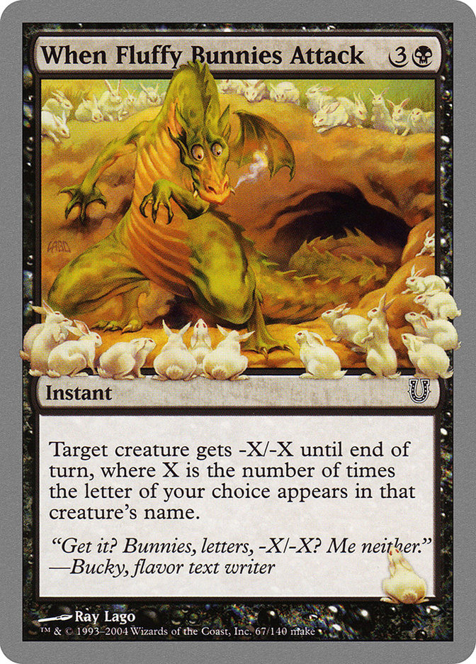 When Fluffy Bunnies Attack [Unhinged] MTG Single Magic: The Gathering | Red Claw Gaming