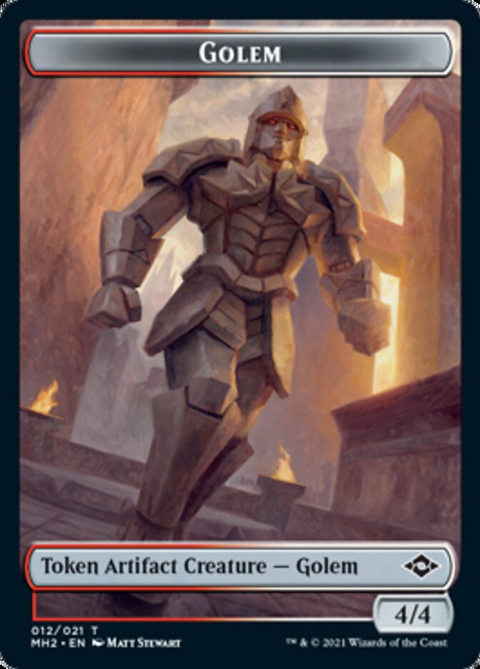 Golem Token [Modern Horizons 2 Tokens] MTG Single Magic: The Gathering | Red Claw Gaming