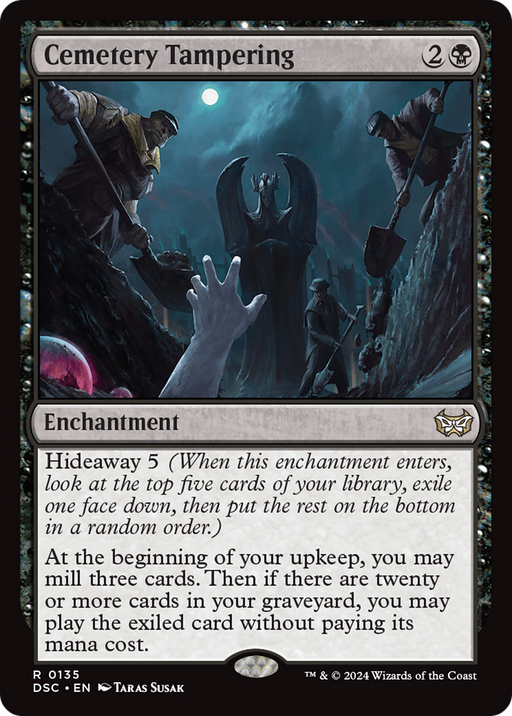 Cemetery Tampering [Duskmourn: House of Horror Commander] MTG Single Magic: The Gathering | Red Claw Gaming