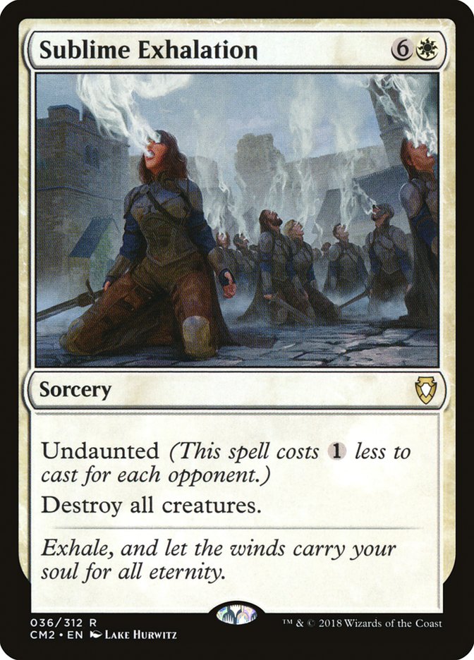 Sublime Exhalation [Commander Anthology Volume II] MTG Single Magic: The Gathering | Red Claw Gaming