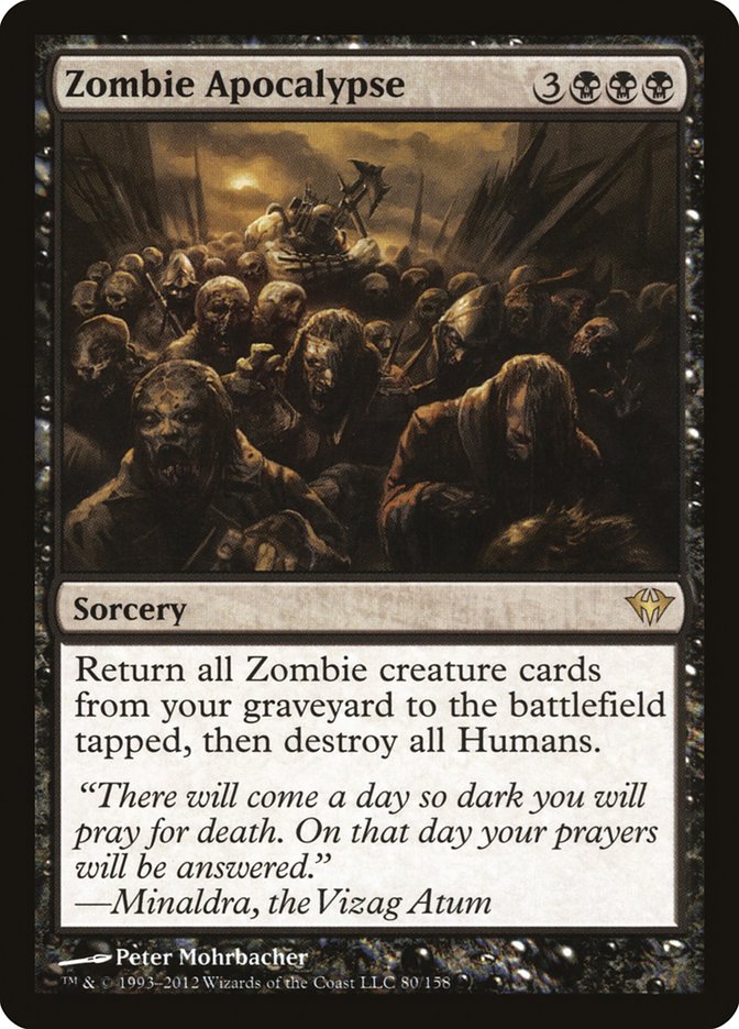 Zombie Apocalypse [Dark Ascension] MTG Single Magic: The Gathering | Red Claw Gaming
