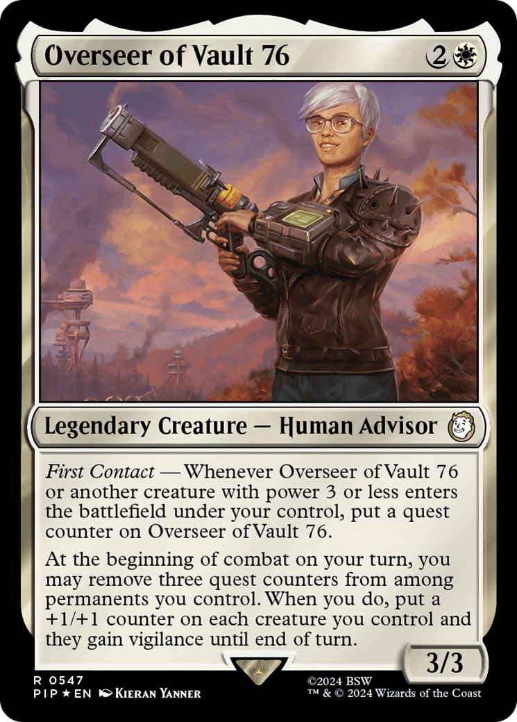 Overseer of Vault 76 (Surge Foil) [Fallout] MTG Single Magic: The Gathering | Red Claw Gaming
