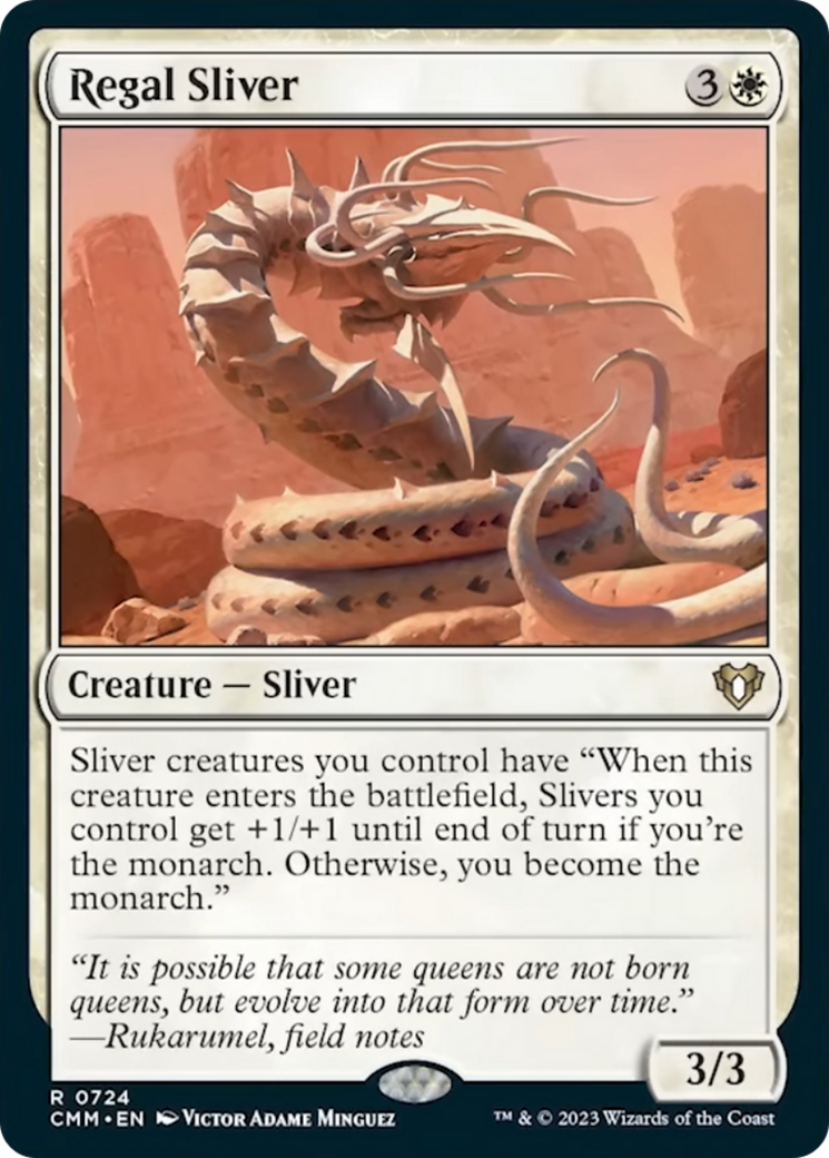 Regal Sliver [Commander Masters] MTG Single Magic: The Gathering | Red Claw Gaming
