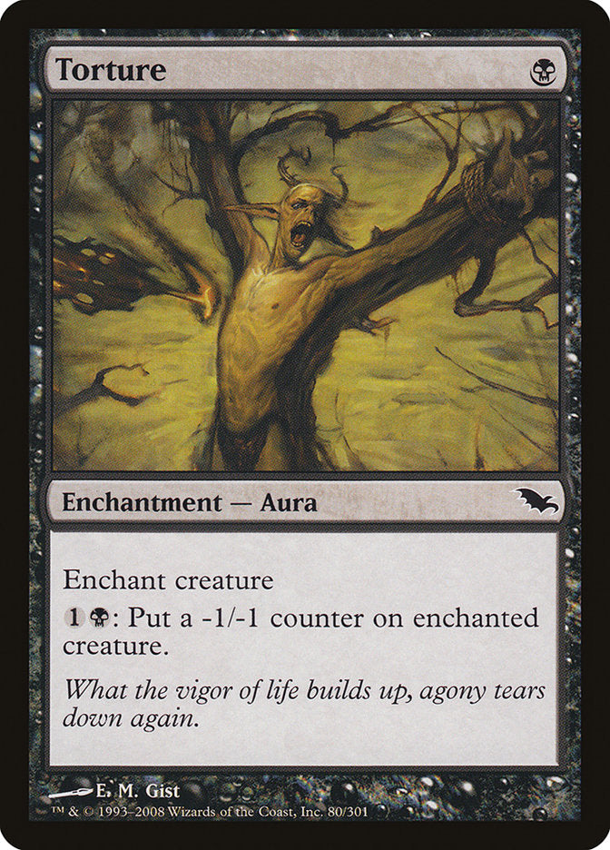 Torture [Shadowmoor] MTG Single Magic: The Gathering | Red Claw Gaming