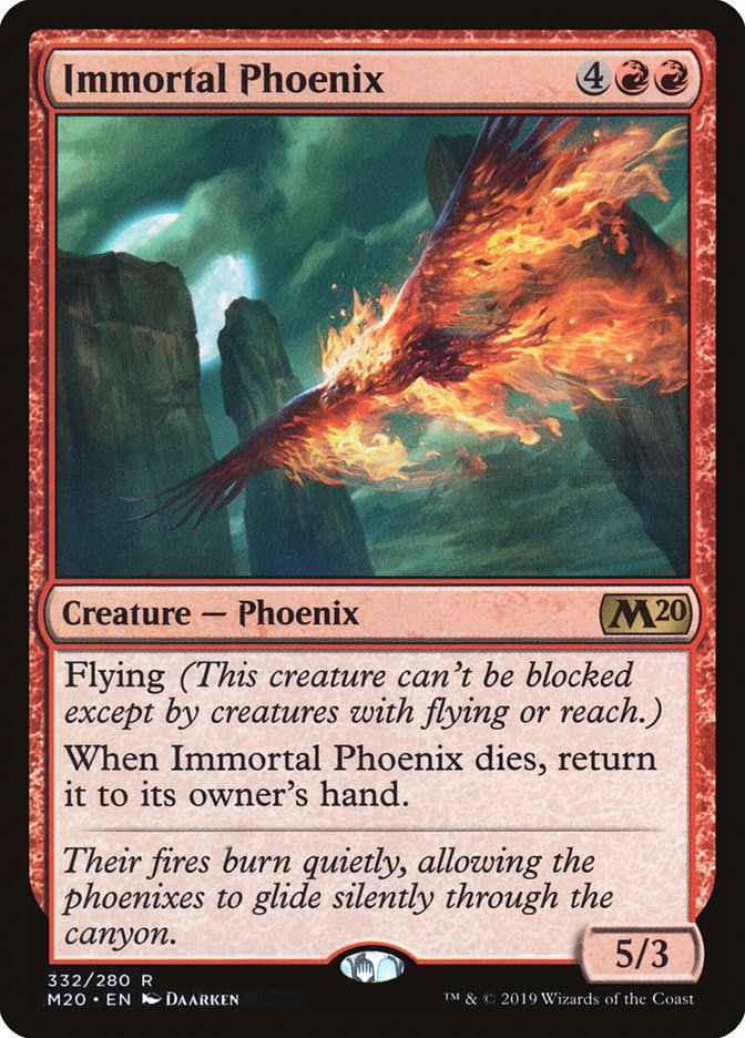 Immortal Phoenix [Core Set 2020] MTG Single Magic: The Gathering | Red Claw Gaming
