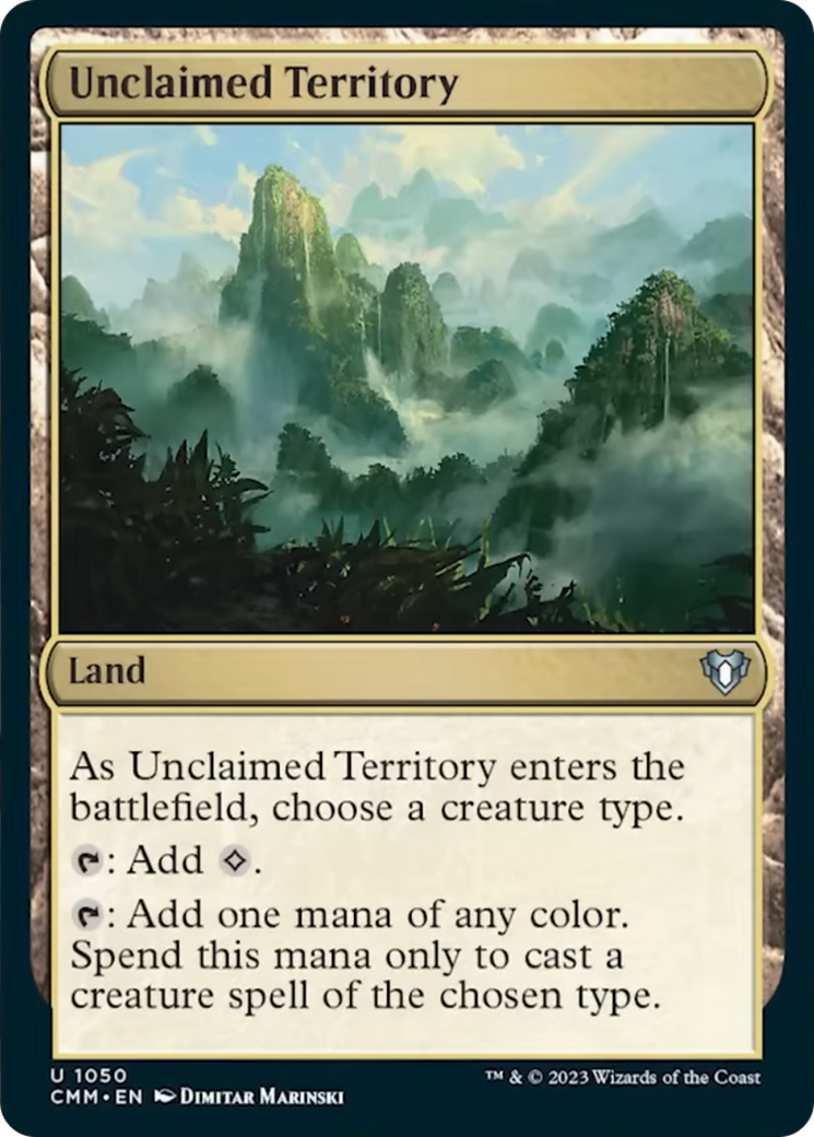 Unclaimed Territory [Commander Masters] MTG Single Magic: The Gathering | Red Claw Gaming