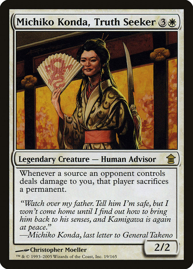 Michiko Konda, Truth Seeker [Saviors of Kamigawa] MTG Single Magic: The Gathering    | Red Claw Gaming
