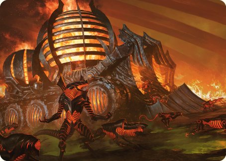 Urabrask's Forge Art Card [Phyrexia: All Will Be One Art Series] MTG Single Magic: The Gathering | Red Claw Gaming