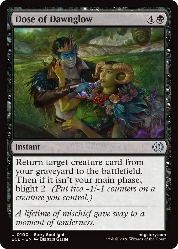 Dose of Dawnglow [Lorwyn Eclipsed] MTG Single Magic: The Gathering | Red Claw Gaming