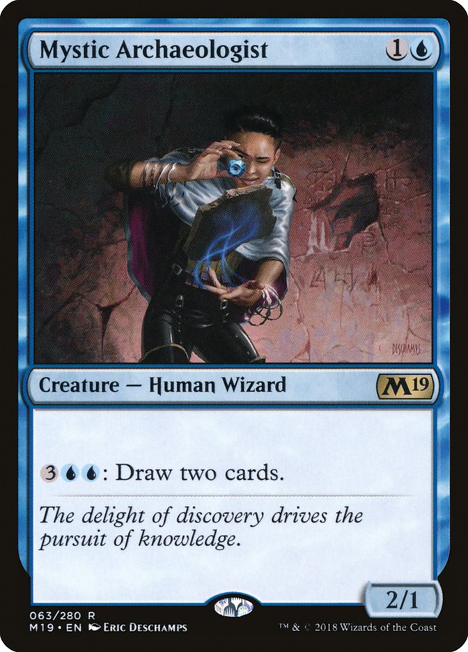 Mystic Archaeologist [Core Set 2019] MTG Single Magic: The Gathering | Red Claw Gaming