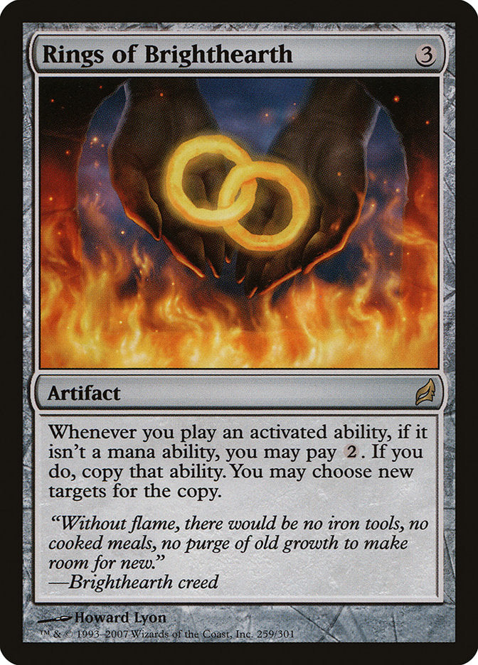 Rings of Brighthearth [Lorwyn] MTG Single Magic: The Gathering | Red Claw Gaming