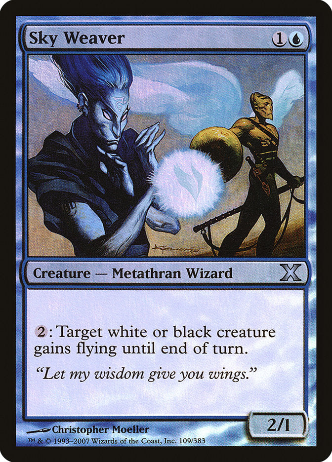 Sky Weaver (Premium Foil) [Tenth Edition] MTG Single Magic: The Gathering | Red Claw Gaming