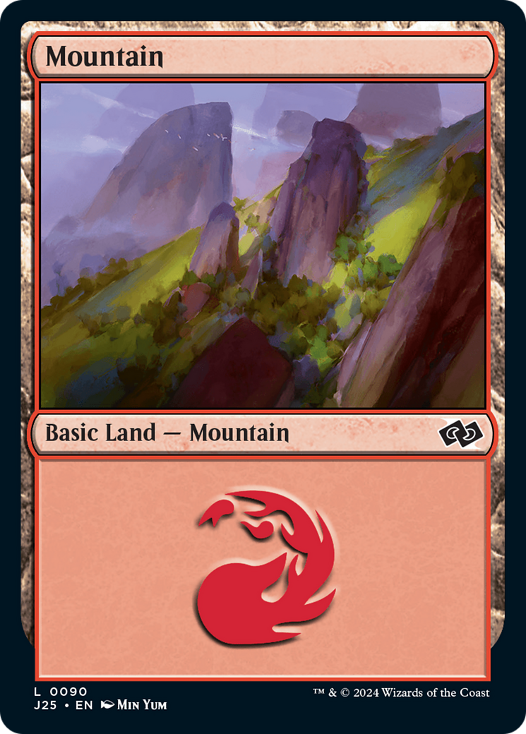 Mountain (90) [Foundations Jumpstart] MTG Single Magic: The Gathering | Red Claw Gaming