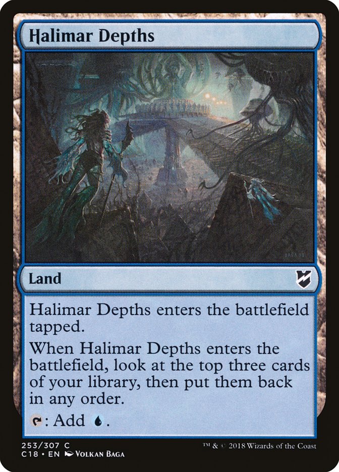 Halimar Depths [Commander 2018] MTG Single Magic: The Gathering | Red Claw Gaming