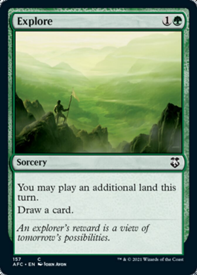 Explore [Dungeons & Dragons: Adventures in the Forgotten Realms Commander] MTG Single Magic: The Gathering | Red Claw Gaming