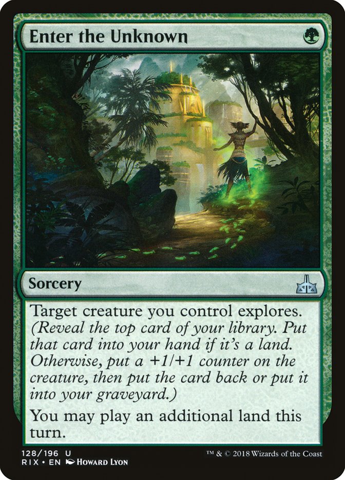 Enter the Unknown [Rivals of Ixalan] MTG Single Magic: The Gathering | Red Claw Gaming