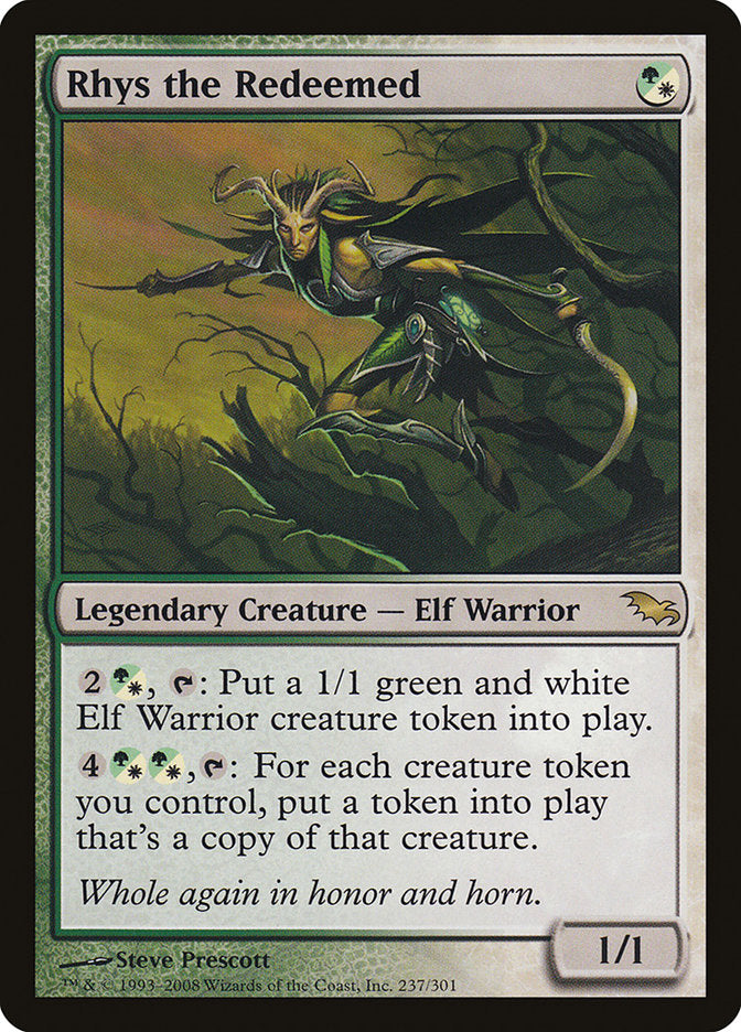 Rhys the Redeemed [Shadowmoor] MTG Single Magic: The Gathering | Red Claw Gaming