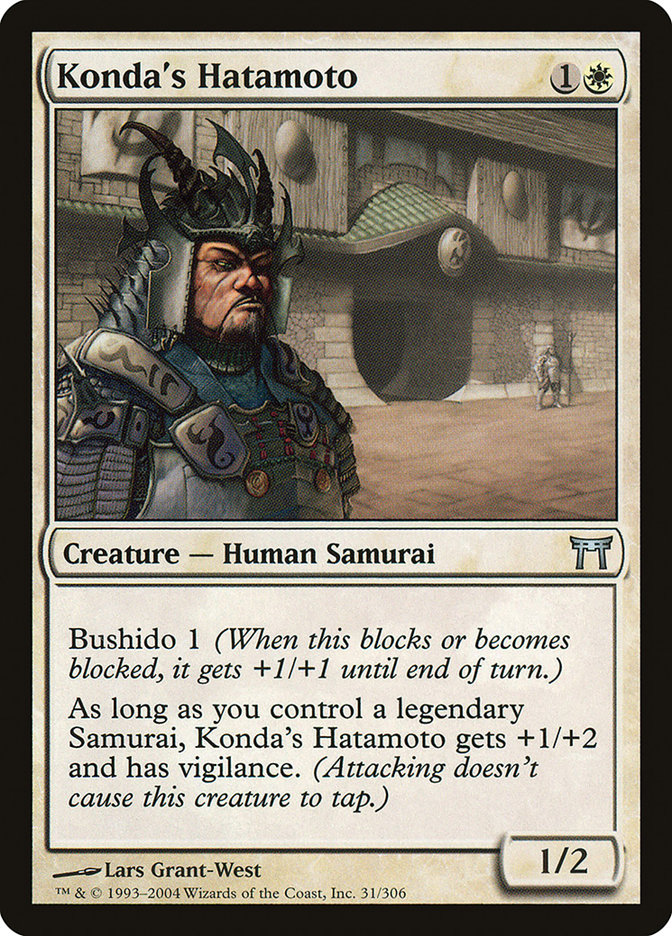 Konda's Hatamoto [Champions of Kamigawa] MTG Single Magic: The Gathering | Red Claw Gaming