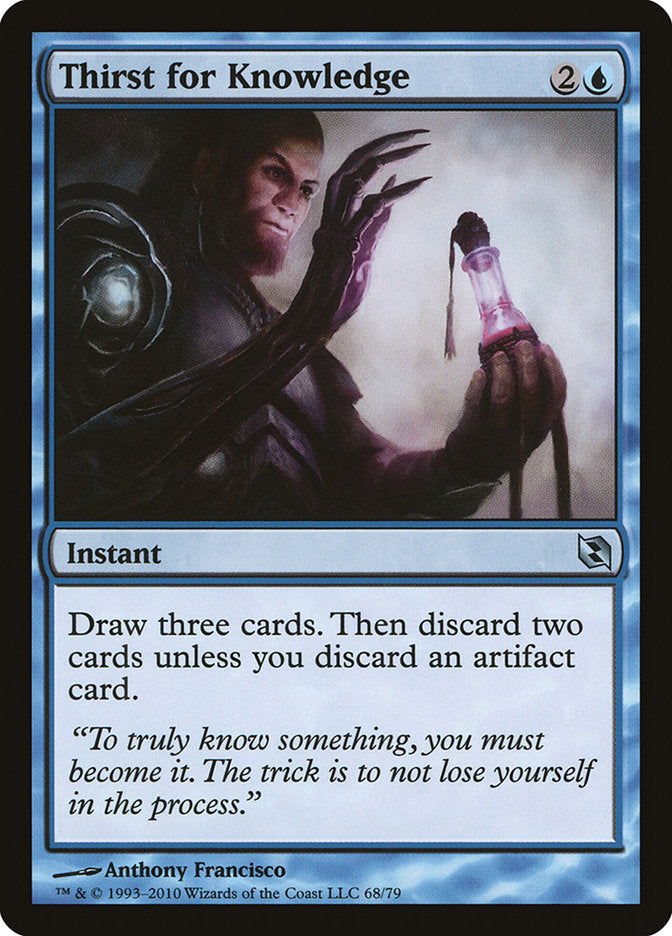 Thirst for Knowledge [Duel Decks: Elspeth vs. Tezzeret] MTG Single Magic: The Gathering | Red Claw Gaming