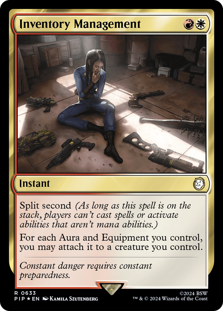 Inventory Management (Surge Foil) [Fallout] MTG Single Magic: The Gathering | Red Claw Gaming
