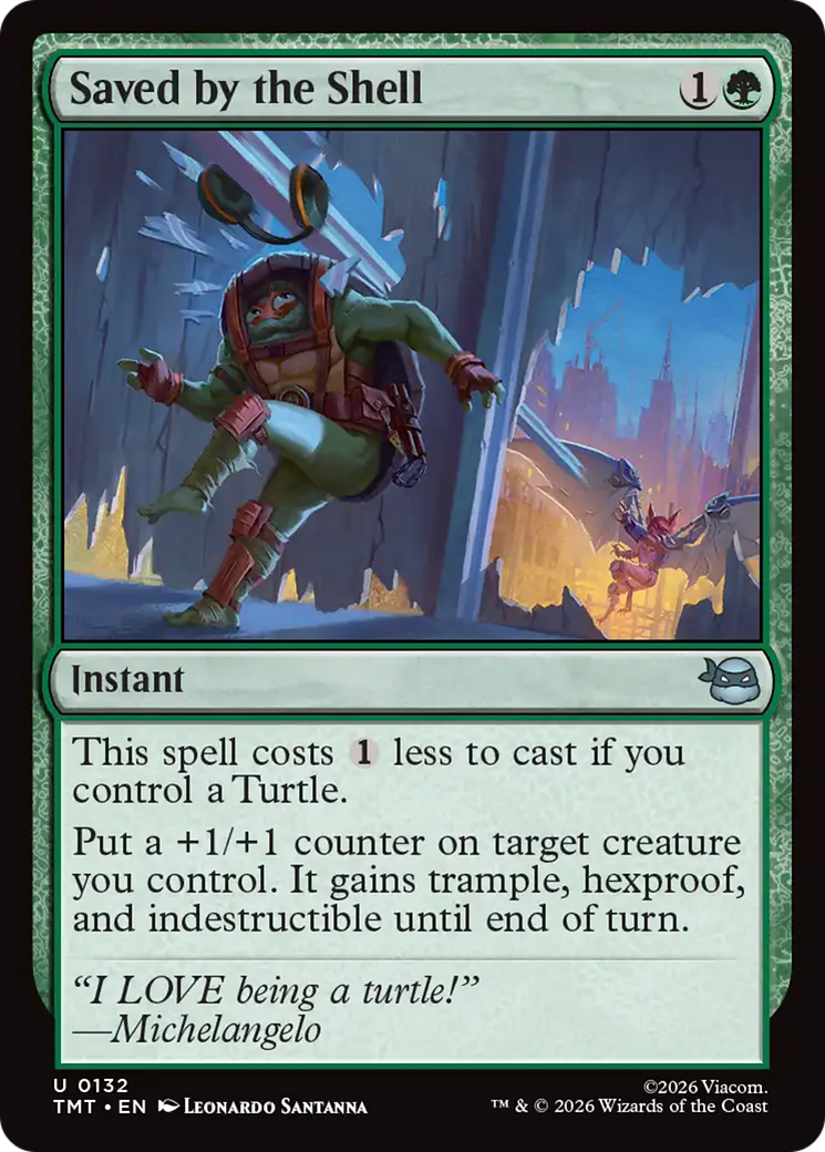 Saved by the Shell [Teenage Mutant Ninja Turtles] MTG Single Magic: The Gathering | Red Claw Gaming