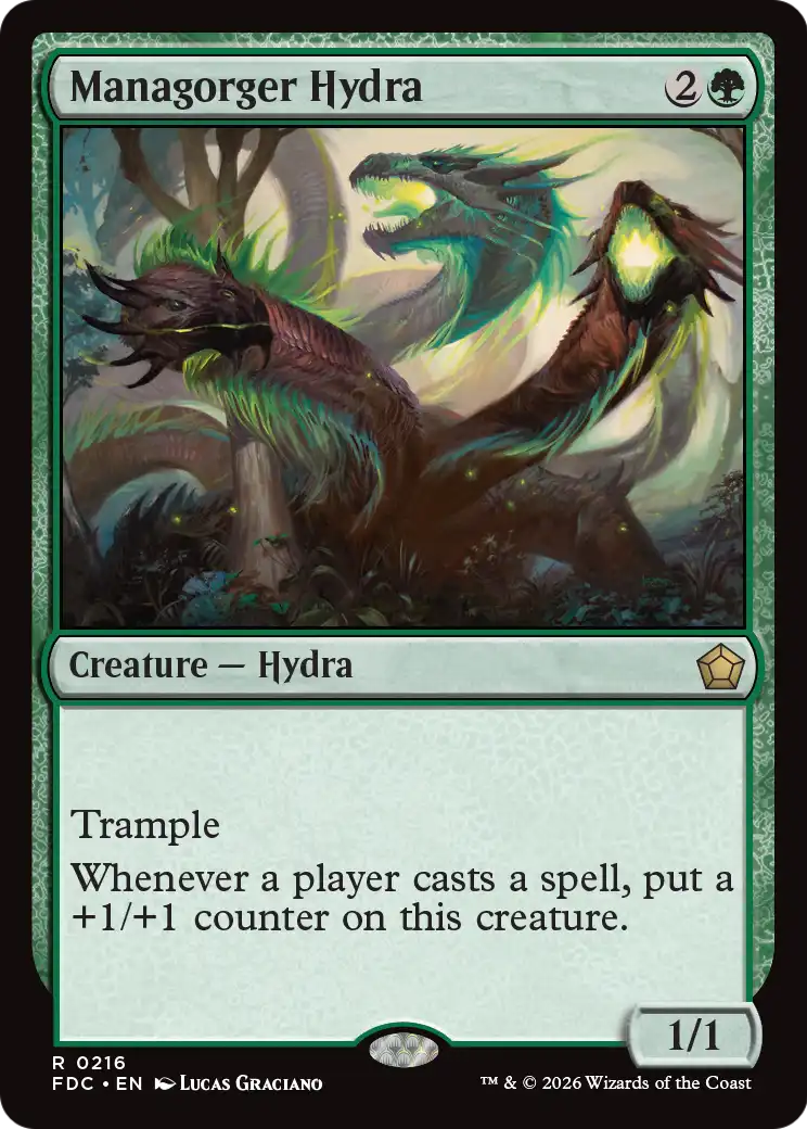 Managorger Hydra [Foundations Commander] | Red Claw Gaming