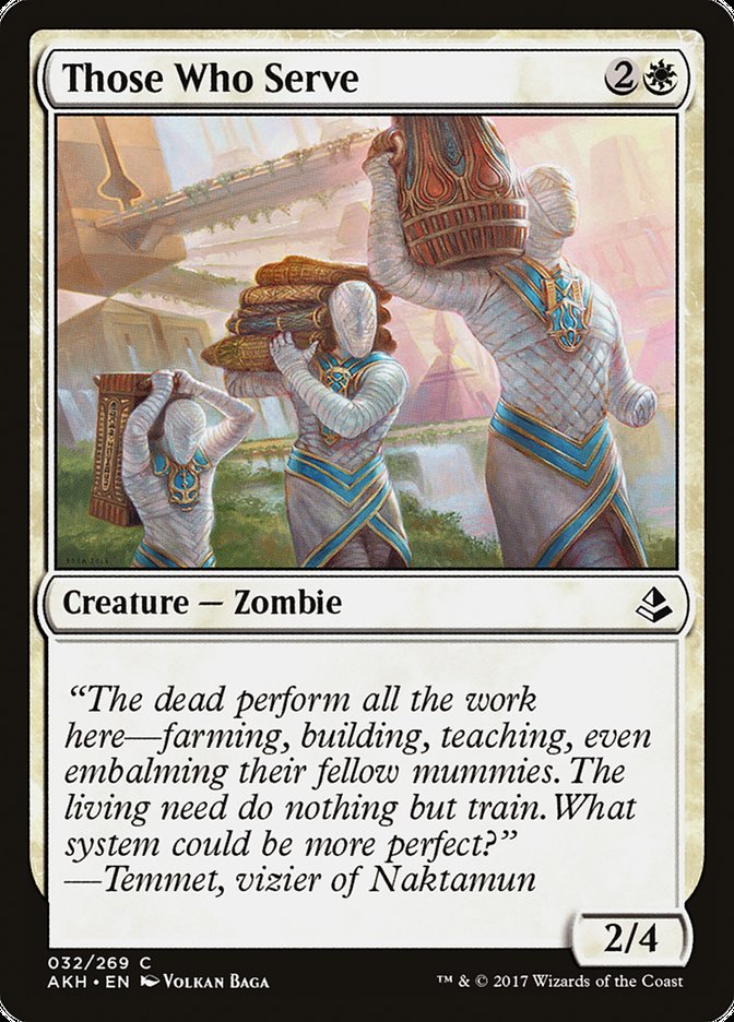 Those Who Serve [Amonkhet] MTG Single Magic: The Gathering | Red Claw Gaming