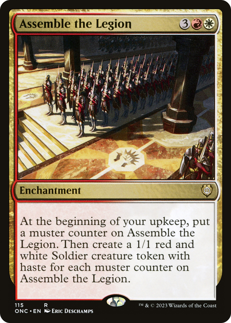 Assemble the Legion [Phyrexia: All Will Be One Commander] MTG Single Magic: The Gathering | Red Claw Gaming