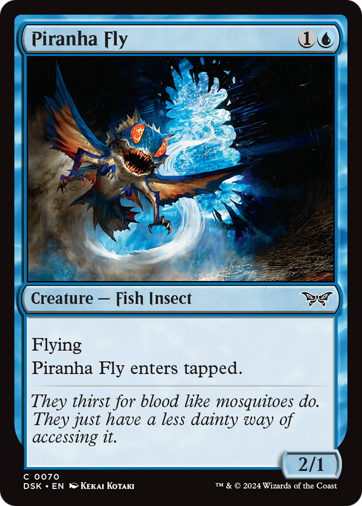 Piranha Fly [Duskmourn: House of Horror] MTG Single Magic: The Gathering | Red Claw Gaming