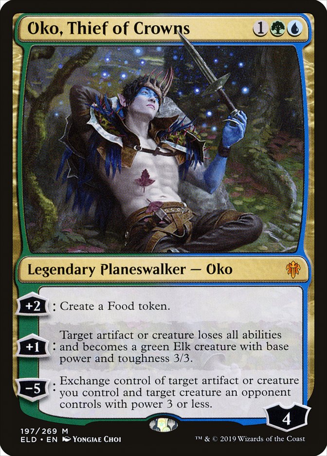 Oko, Thief of Crowns [Throne of Eldraine] MTG Single Magic: The Gathering | Red Claw Gaming
