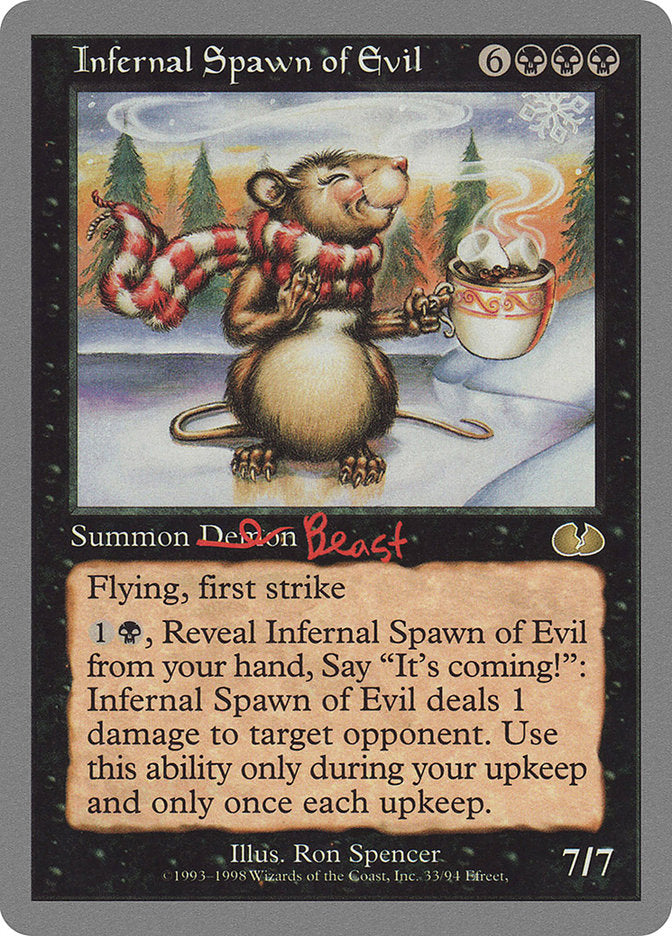 Infernal Spawn of Evil [Unglued] MTG Single Magic: The Gathering | Red Claw Gaming