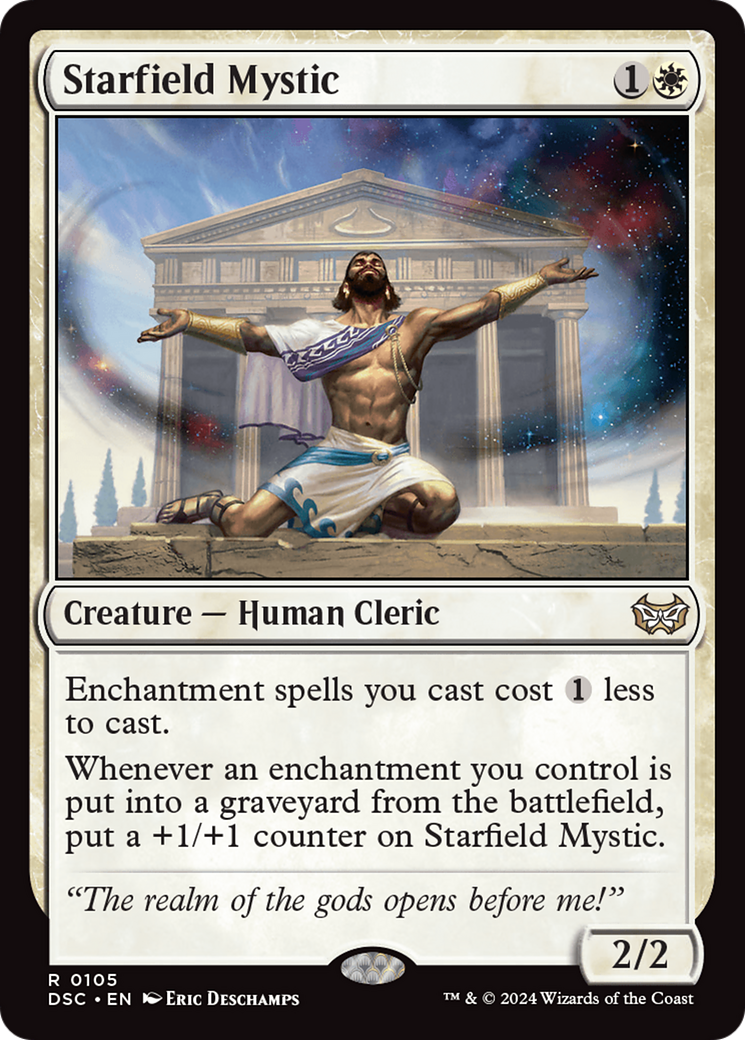 Starfield Mystic [Duskmourn: House of Horror Commander] MTG Single Magic: The Gathering | Red Claw Gaming