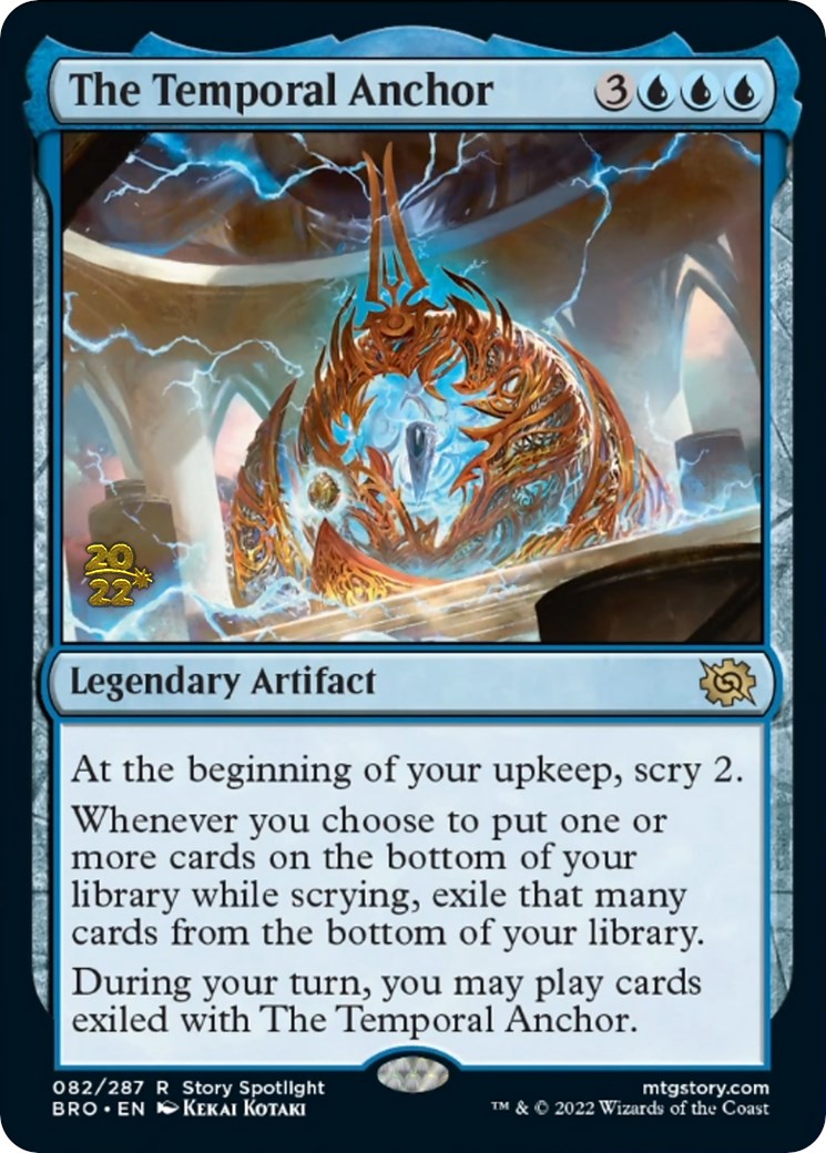 The Temporal Anchor [The Brothers' War Prerelease Promos] MTG Single Magic: The Gathering | Red Claw Gaming