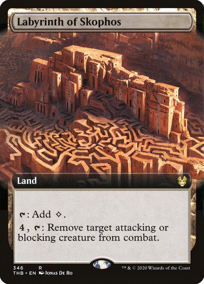 Labyrinth of Skophos (Extended Art) [Theros Beyond Death] MTG Single Magic: The Gathering | Red Claw Gaming