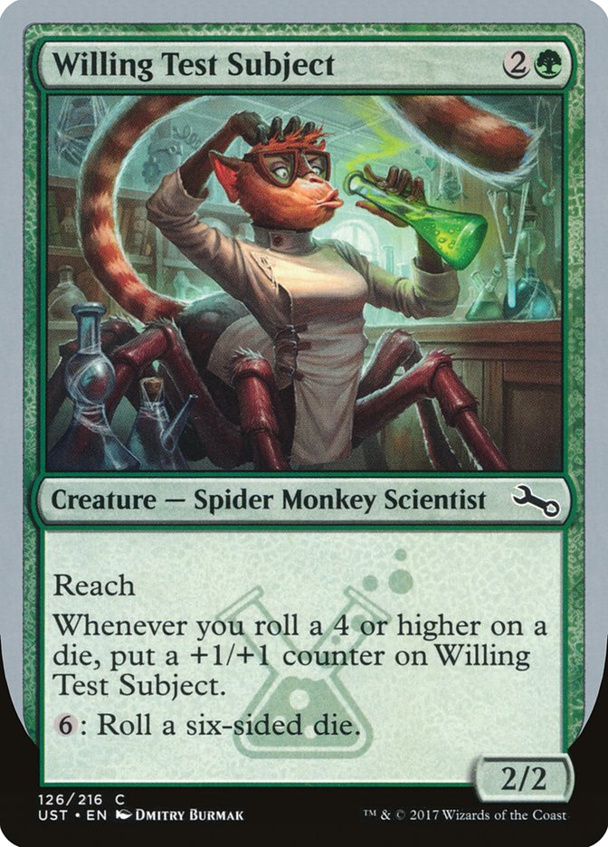 Willing Test Subject [Unstable] MTG Single Magic: The Gathering | Red Claw Gaming