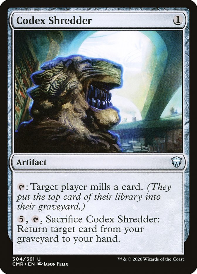 Codex Shredder [Commander Legends] MTG Single Magic: The Gathering | Red Claw Gaming