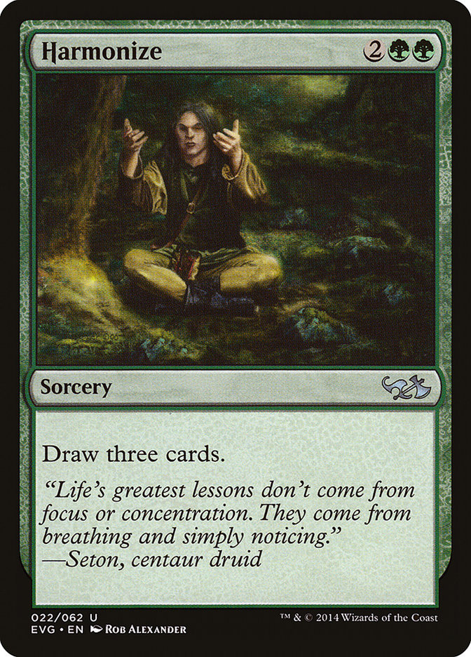 Harmonize (Elves vs. Goblins) [Duel Decks Anthology] MTG Single Magic: The Gathering | Red Claw Gaming