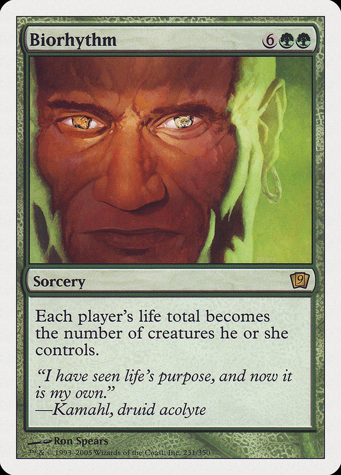 Biorhythm [Ninth Edition] MTG Single Magic: The Gathering | Red Claw Gaming