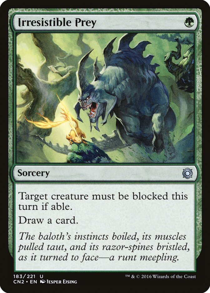 Irresistible Prey [Conspiracy: Take the Crown] MTG Single Magic: The Gathering | Red Claw Gaming