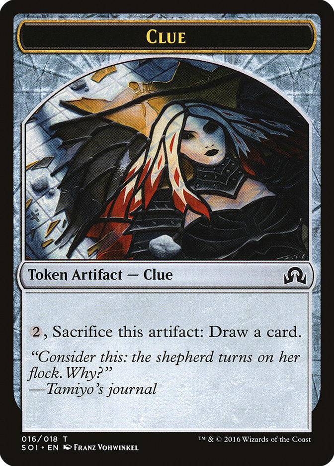 Clue Token (016/018) [Shadows over Innistrad Tokens] MTG Single Magic: The Gathering | Red Claw Gaming