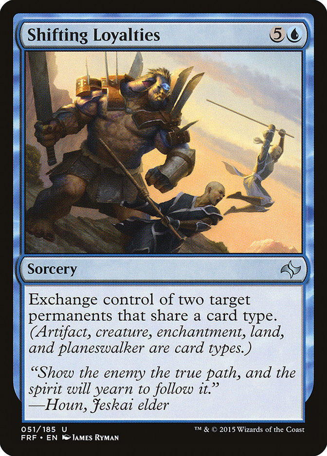 Shifting Loyalties [Fate Reforged] MTG Single Magic: The Gathering | Red Claw Gaming