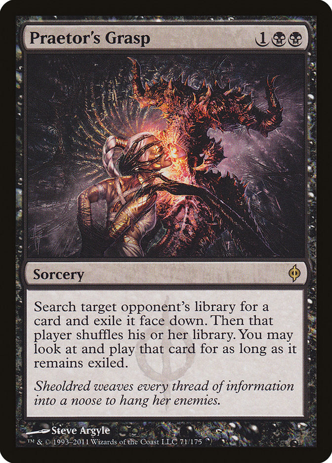 Praetor's Grasp [New Phyrexia] MTG Single Magic: The Gathering | Red Claw Gaming