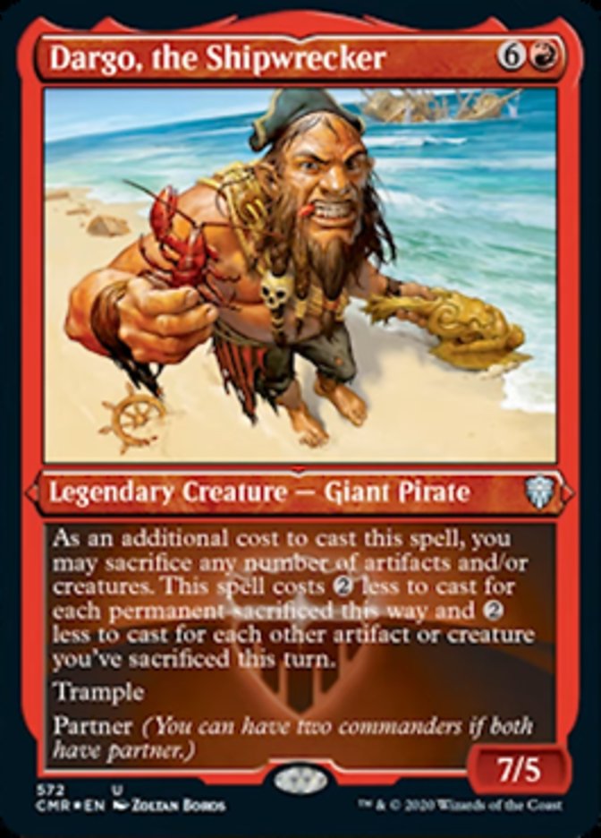 Dargo, the Shipwrecker (Etched) [Commander Legends] MTG Single Magic: The Gathering | Red Claw Gaming