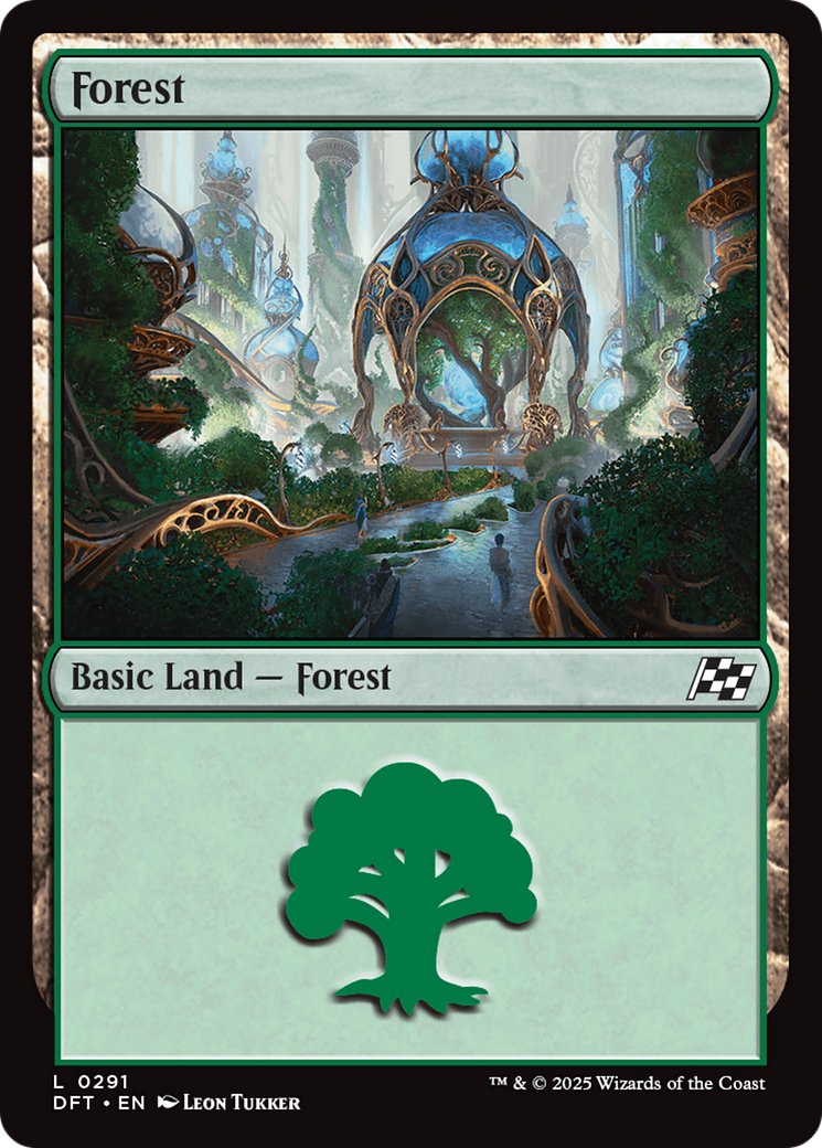 Forest (0291) [Aetherdrift] MTG Single Magic: The Gathering | Red Claw Gaming