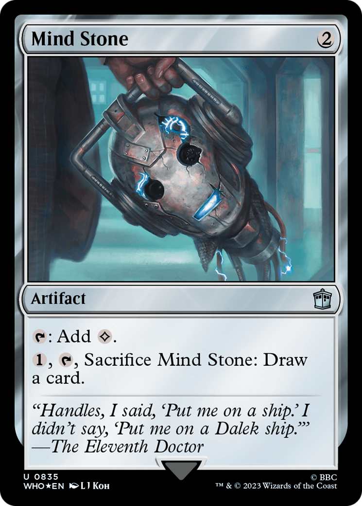 Mind Stone (Surge Foil) [Doctor Who] MTG Single Magic: The Gathering    | Red Claw Gaming